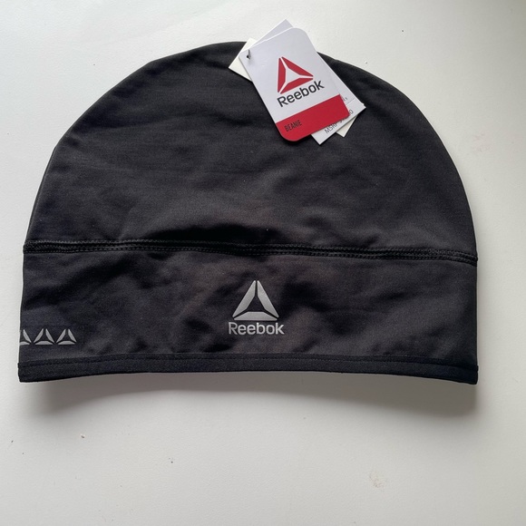 Unisex Reebok Active Black Beanie, NWT - Picture 3 of 8